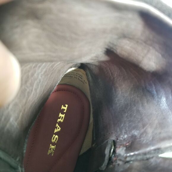 Trask Misty Dark Brown Suede Leather Ankle Boots Bootie Women Sz 8 NIB $298 - Picture 7 of 9